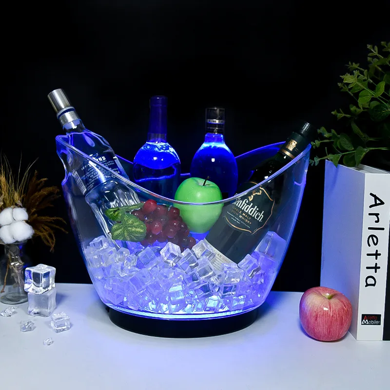 

2L Vibrant LED Acrylic Ice Bucket - Perfect for Parties