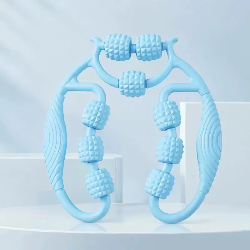 9-wheel circular leg clamp yoga wheel household massage muscle relaxation magic instrument fascia leg beauty foam axle leg clamp