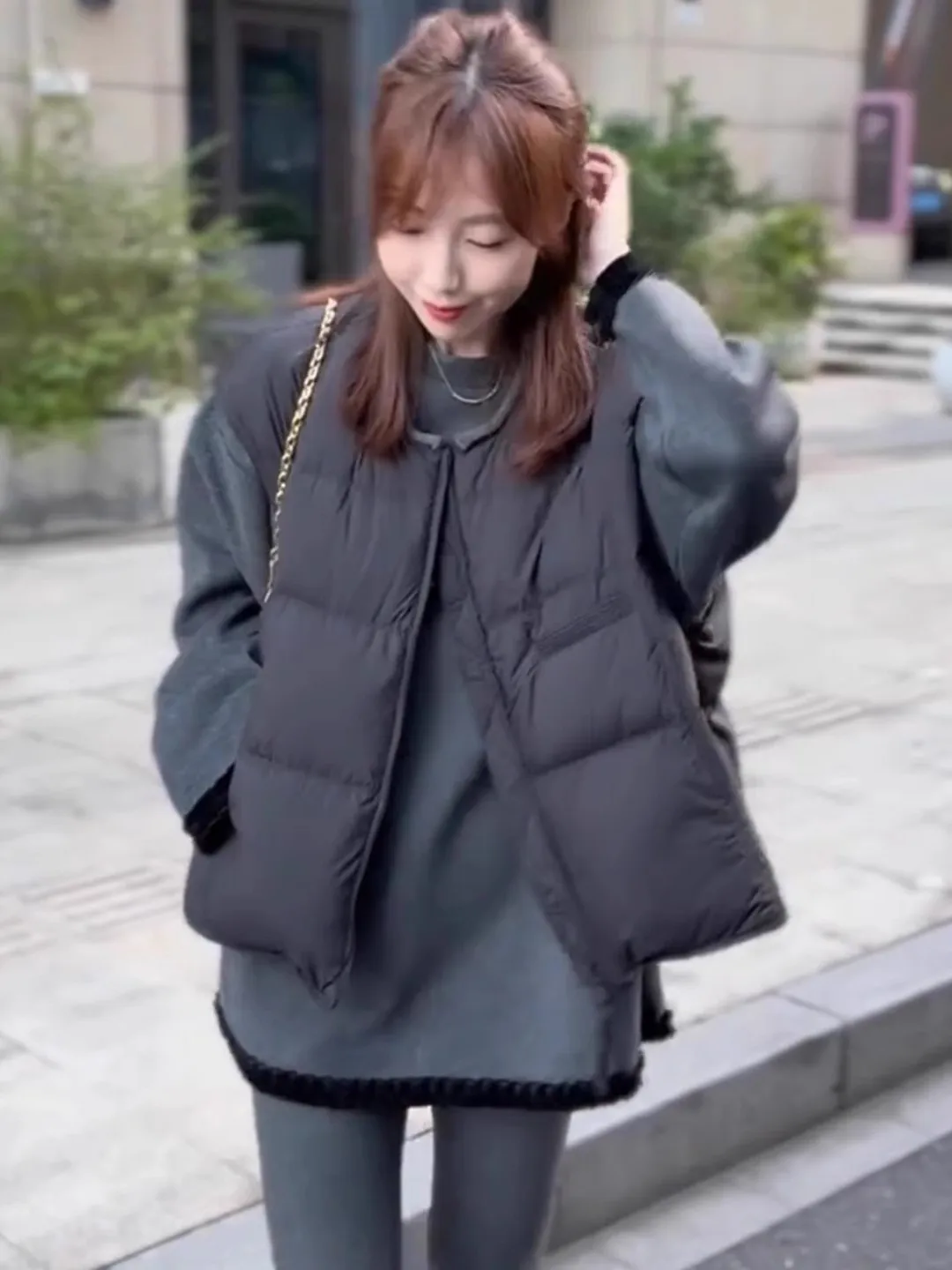 Puffer Vest Women's Thickened Warm Casual Loose Style Fall Winter New Arrival Korean Version Multifunctional Outerwear Top