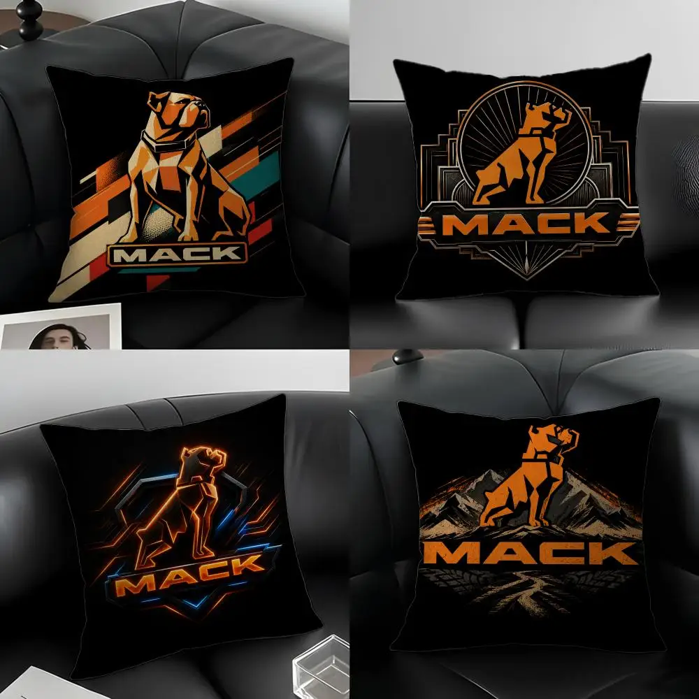 Brand MAN Truck Cushion Cover Natural Linen Pillowcase Set, All-in-One Decor for Sofa, Bedroom & Chair