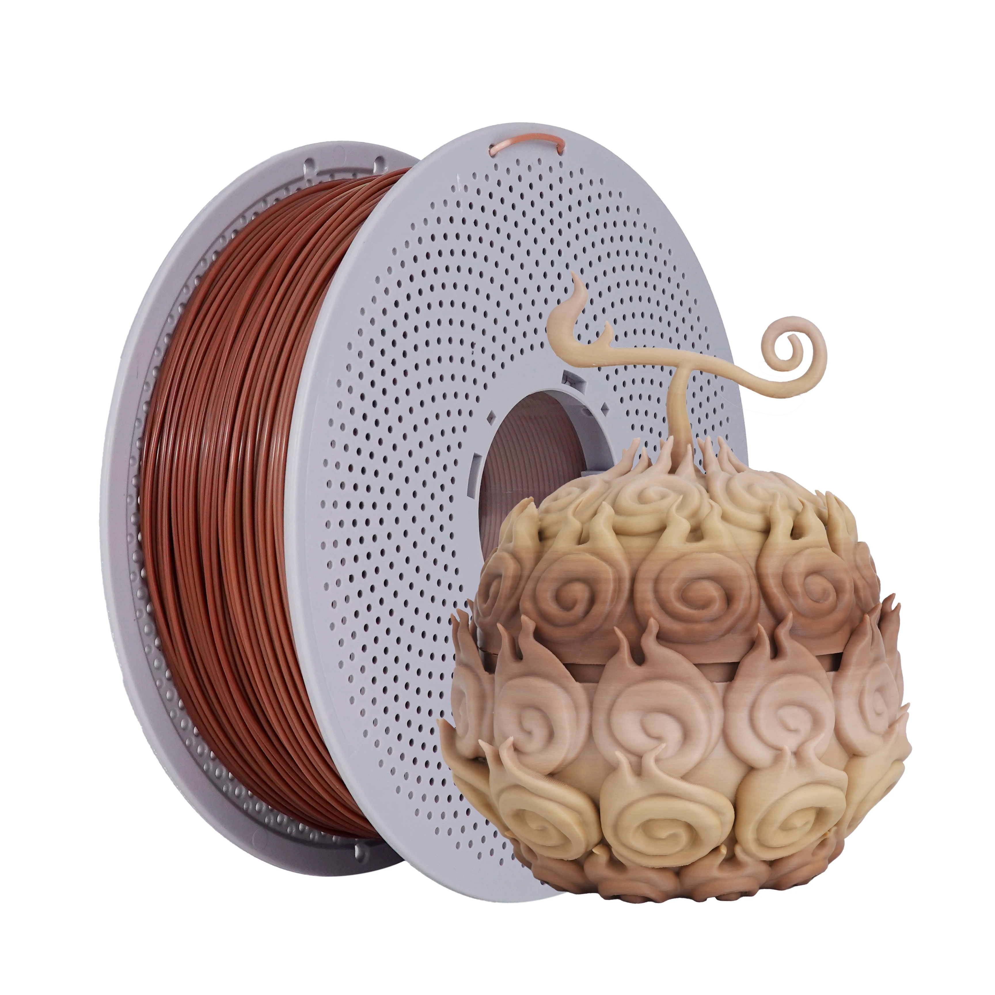

Совместимая с Bambu Lab нить PLA-F с градиентом цвета дерева, 1 кг | Материал для 3D-печати