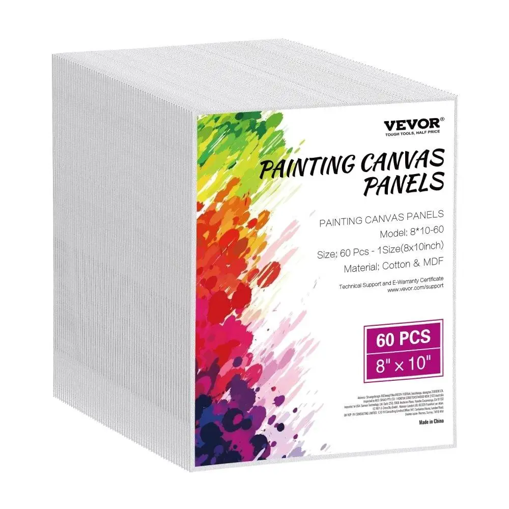 

Canvas Set 60 Pieces 8x10 Inch Art Craft Blank for painting
