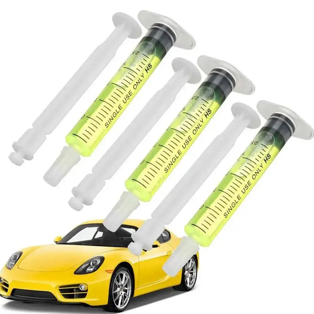 3pcs 2.5ml Car Air Conditioning A/C System Leak Test Tracer Agent Air Automotive Oil N Conditioning Repair Tool Froze U8A0