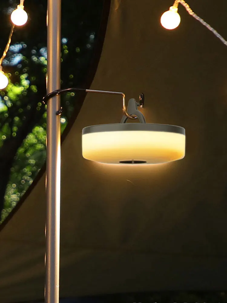 Camping String Light USB Charging Lantern 2800mAh,IPX6 Waterproof,Rechargeable Flashlights