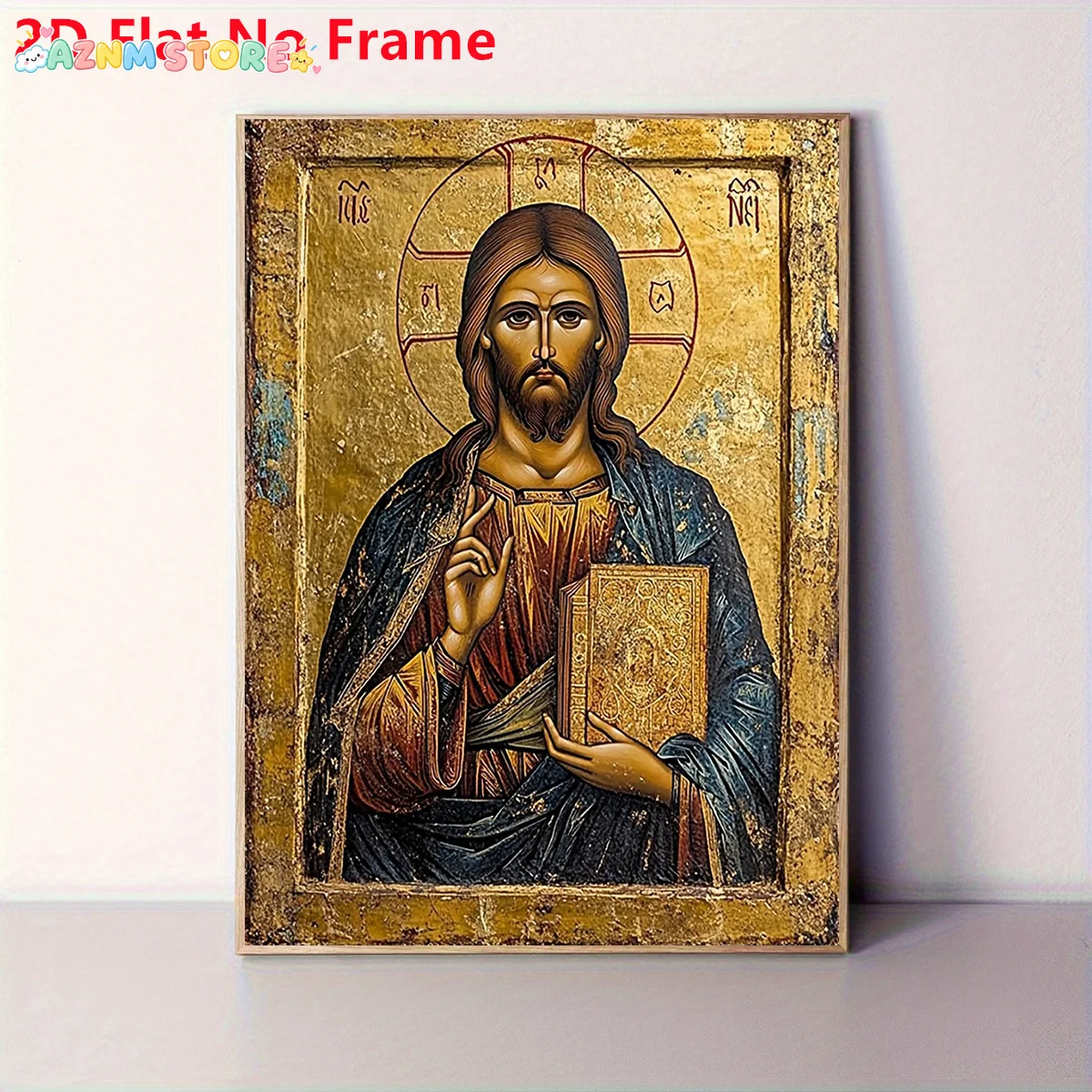 2027,  No Frame, 1pc, Our Lord's Orthodox Religious Home Decor, Perfectly Suitable for Room Decoration, Elegant Home Decor, M