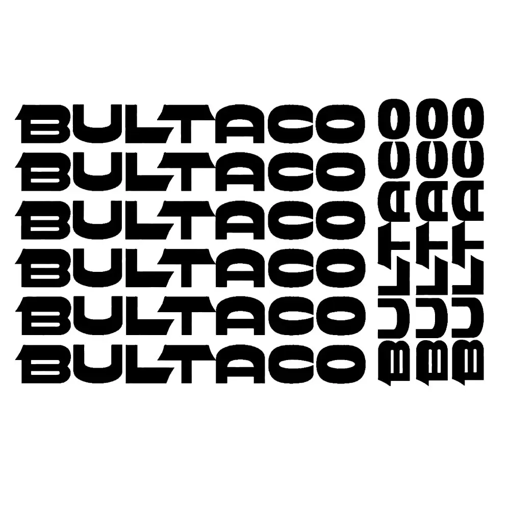 9pcs for BULTACO sticker decal autocollant adesivo pegatina