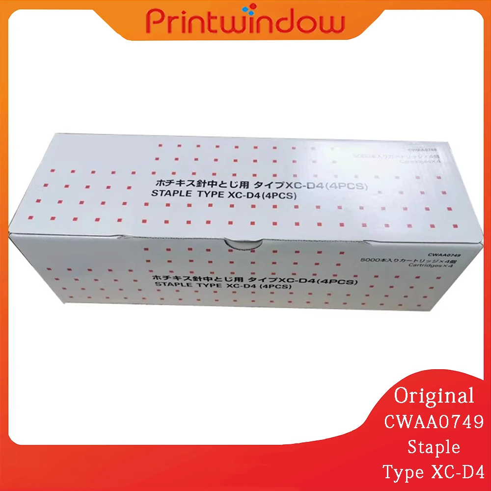 Original CWAA0749 Staple Type XC-D4 for Fuji Xerox FUJIFILM Xerox 1BOX 4PCS 5000*4