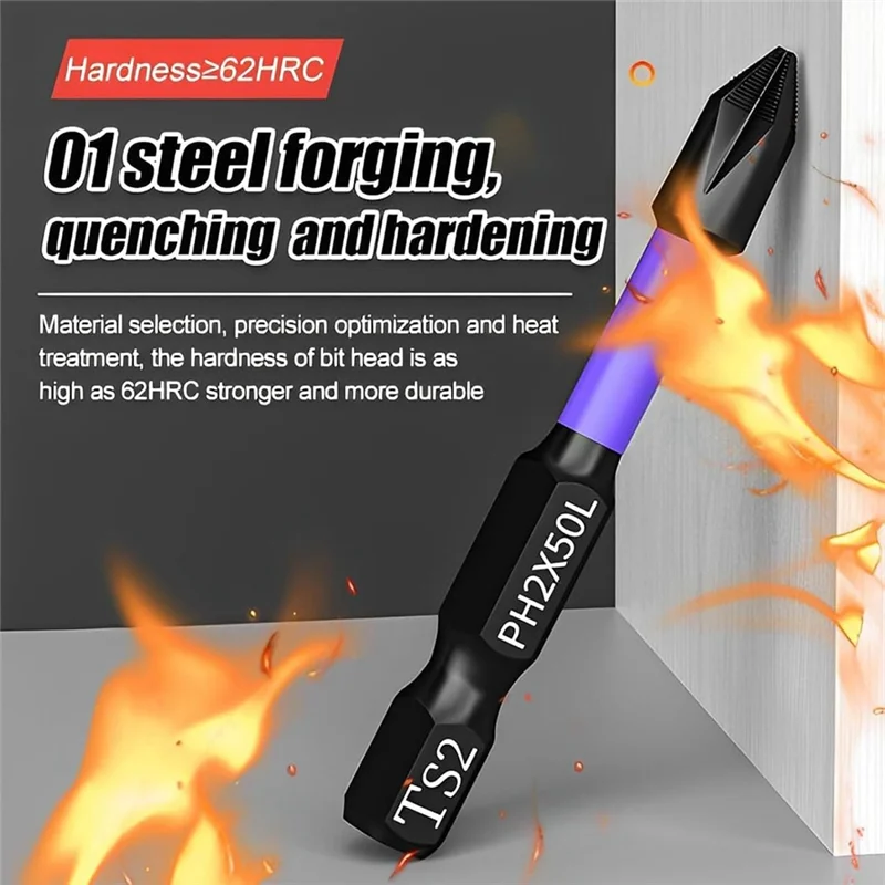

AD23-D1 Anti-Slip And Shock-Proof Bits Screwdriver Bits, High Hardness And Strong Magnetic Bit, Super Strong Screwdriver 3Set Du