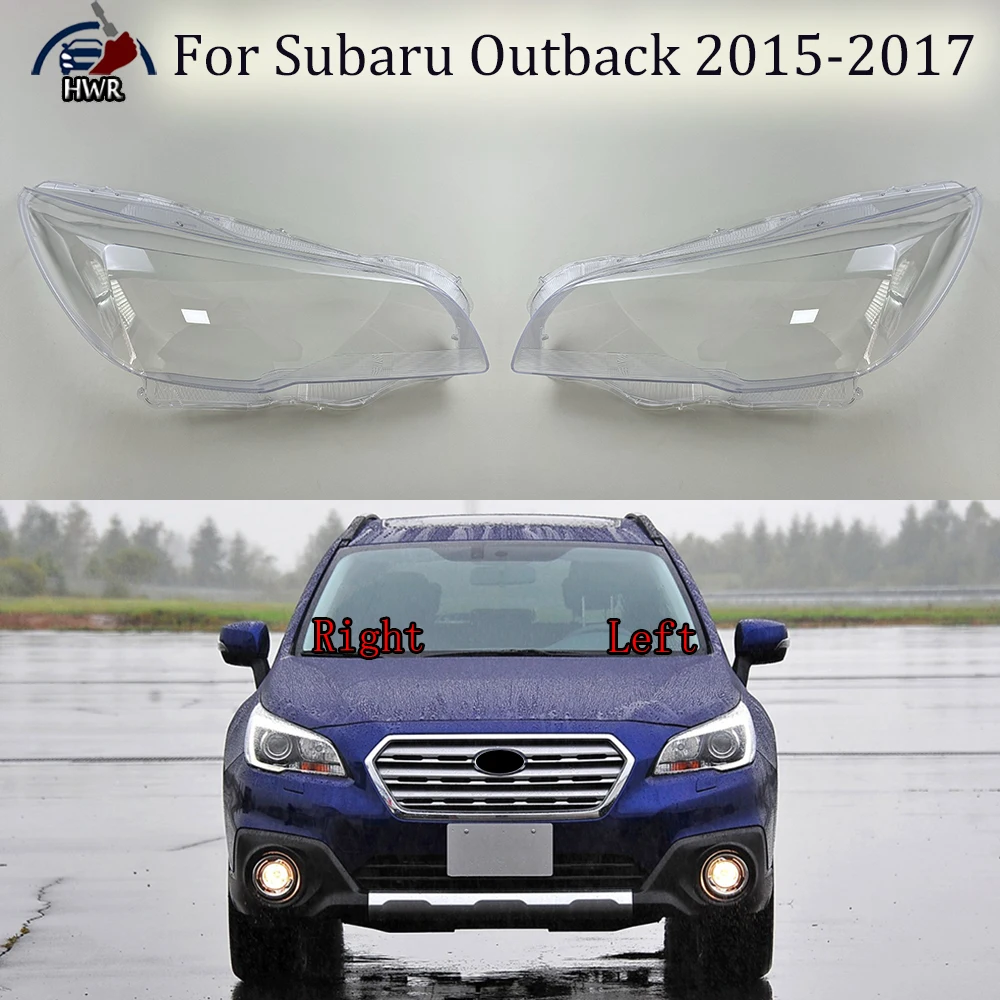 

Transparent Headlight Cover Headlamp Shell Clear Lens Plexiglass Replace Original Lampshade For Subaru Outback 2015 2016 2017