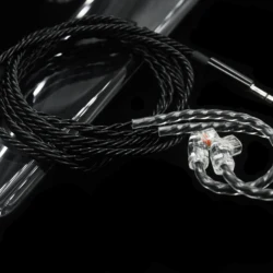 Butfast Iem Cable Headphones Cable Silver Plated Wire 3.5 MM 2Pin 0.78MM Earphone Cable for KZ ZA12 KZ ZAR KZ X HBB PR2 AS16