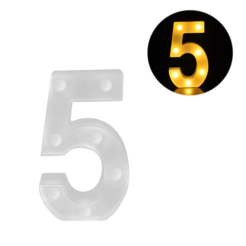 

Led Number Lights Night Light For Wedding Birthday Party Decoration Light Up Number Lamp Durable Premium Material