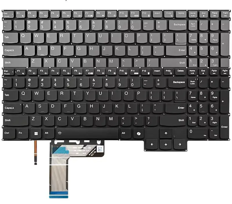 Nuevo Teclado Retroiluminado RGB/Blanco en Inglés (EE. UU.) para Laptop LENOVO Legion 5 16IRX9 y Legion 7 16IRX9