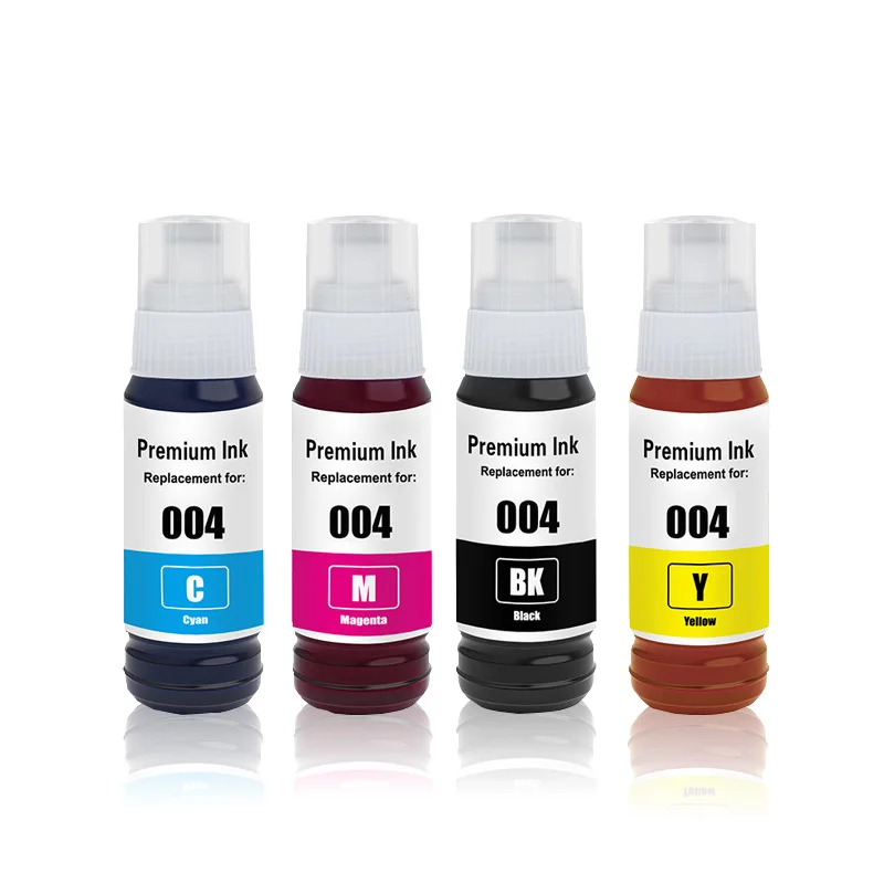 004 Dye Ink Refill Ink Kits For Epson L3106 L3108 L3109 L3115 L3116 L3117 L3118 L3119 L3151 L3153 L3156 L3158 L3161 Printers Ink