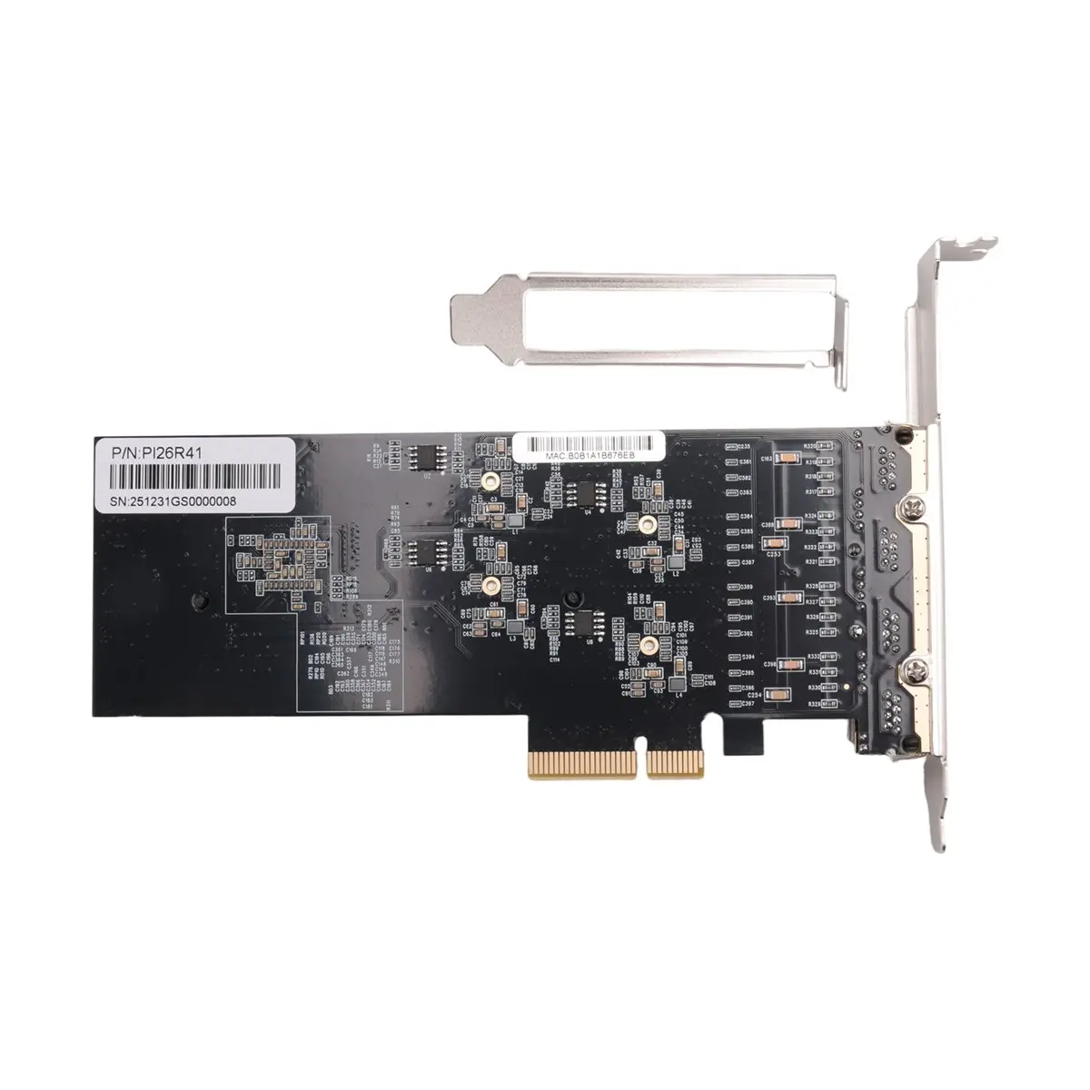 A99X PCIe 4 Port 2.5G RJ45 Network Card I226 Chips PCI Express 100/1000M/2500Mbp Gigabit Ethernet Adapter Card for PC Laptop