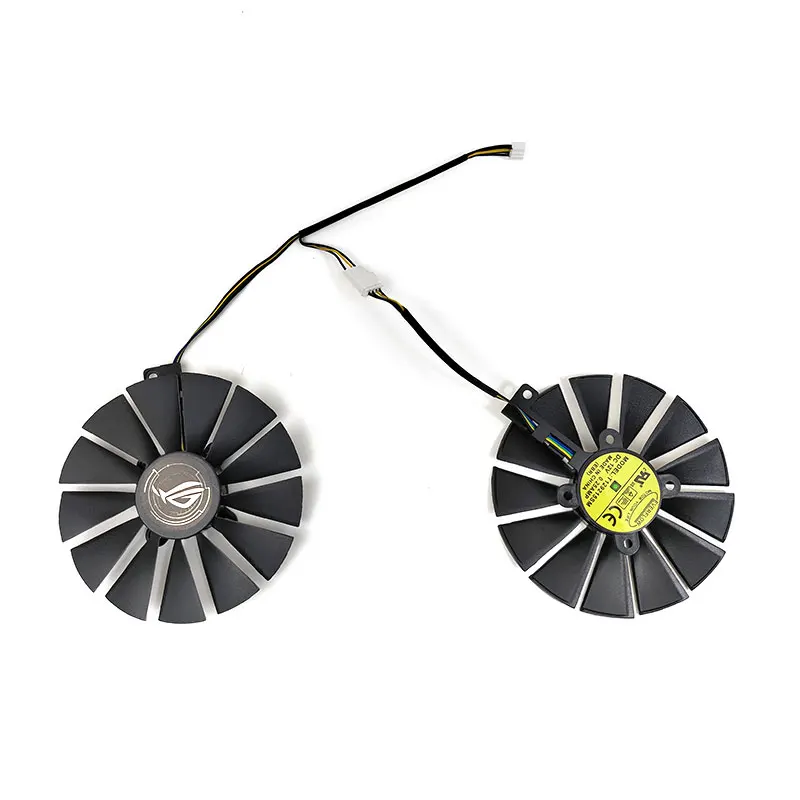 ASUS 95MM T129215SM RX 580 GPU Fan，For ASUS DUAL RX 580、ROG STRIX  RX570、RX470、ROG STRIX GTX 1050 Video card cooling fan