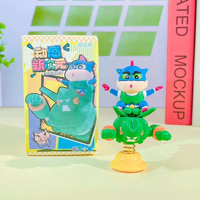 Kawaii Crayon Shin-chan Auto Decoratieve Anime Cartoon Leuke Schoonheid Kleine Ornament Thuis Desktop Schommelstoel Speelgoed Figuur Pop Geschenken