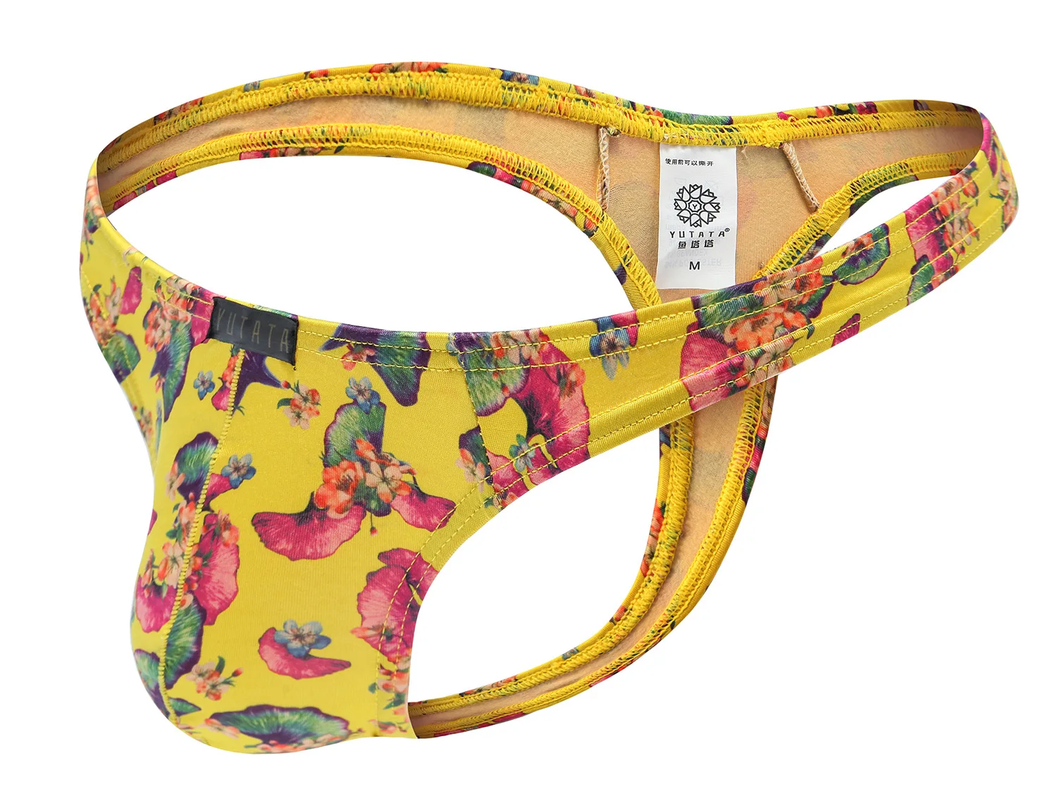 

Мужские сексуальные стринги с Т-образной спинкой и принтом, узкие удобные дышащие молодежные трусики с низкой талией и U-образной выпуклой сумкой, стринги для геев, открытые ягодицы, трусики