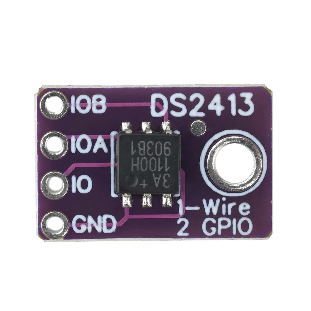 

1 set 1 pc DS2413 module single line dual GPIO controller interrupt purple