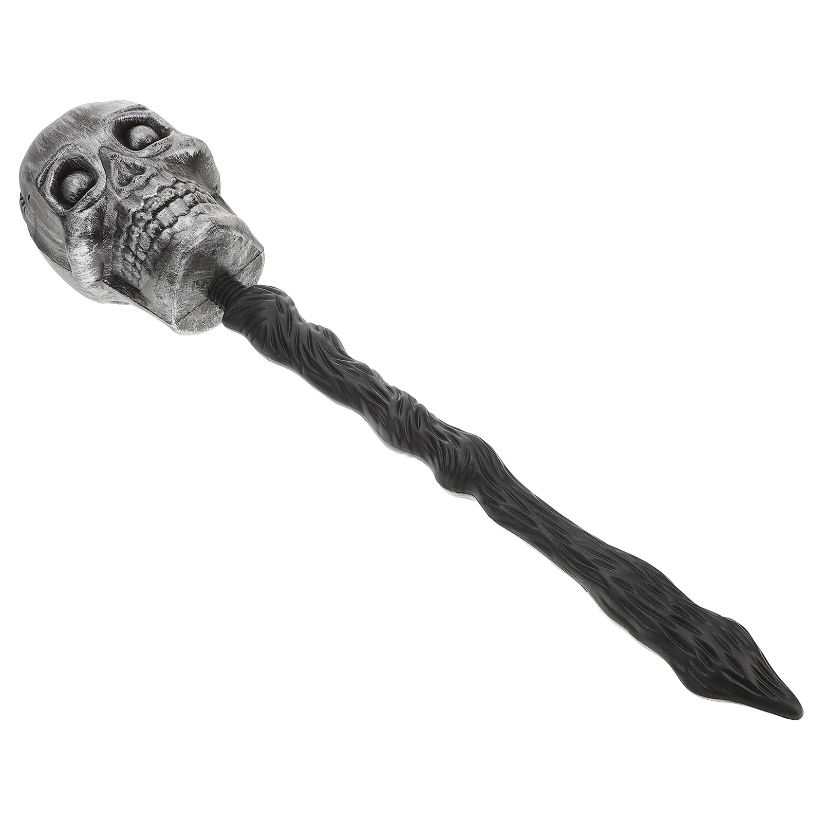 Skull Cane Party Costume Accessories Toy Human Head Scepter Plastic Festival Accessory Performance Props Wands Child