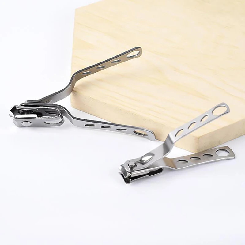 360 Degree Rotating Stainless Steel Nail Clipper 8cm, 10cm Sharp Toe Fingers Nail Cutter Manicure Tool for Men And Women