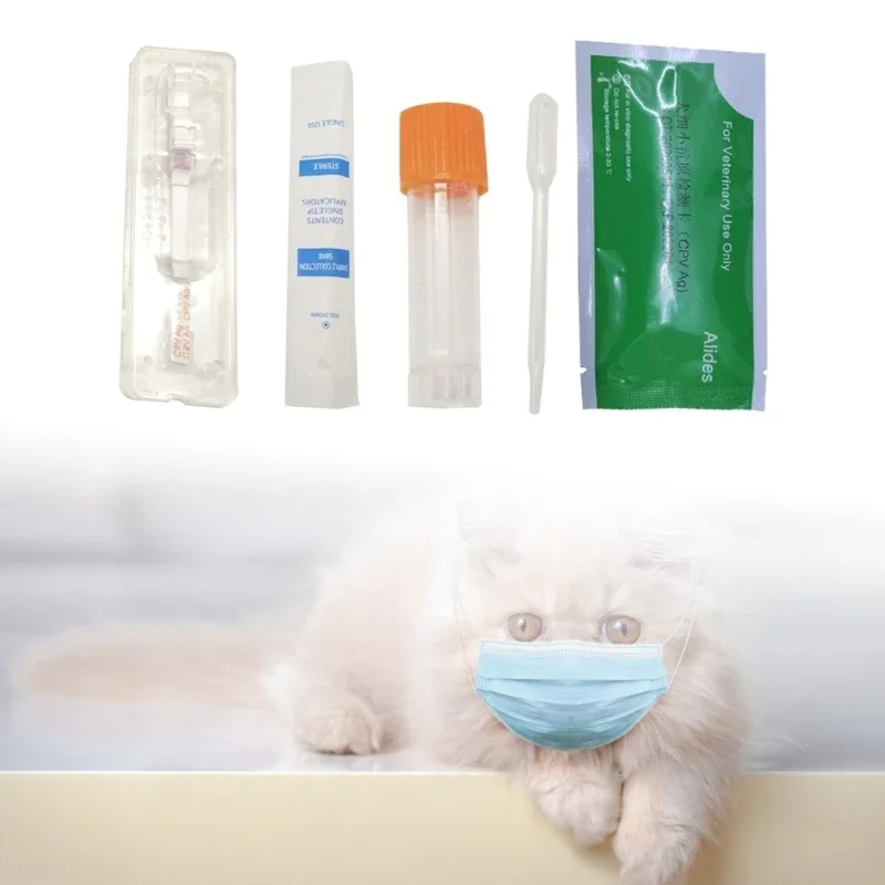 

CPV Test Wellness Detection for Dogs Cats Testing Strips of Helicobacter CDV Test for Dogs/FPV Test Help Veterinarian