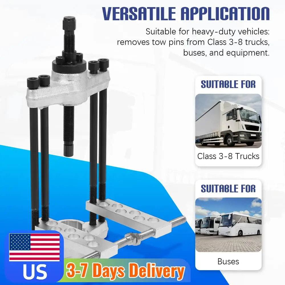 

Пресс для шарниров King Pin, сверхмощный, прочный ремонтный инструмент для полуприцепов и оборудования класса 3-8, 90150