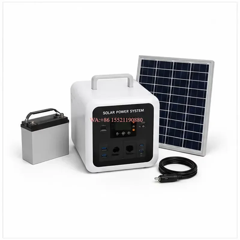 WMWMNU 3kW Off Grid Solar Power System 120V 240V 60Hz with MPPT Controller LiFePO4 Battery Support for Home Outdoor Use