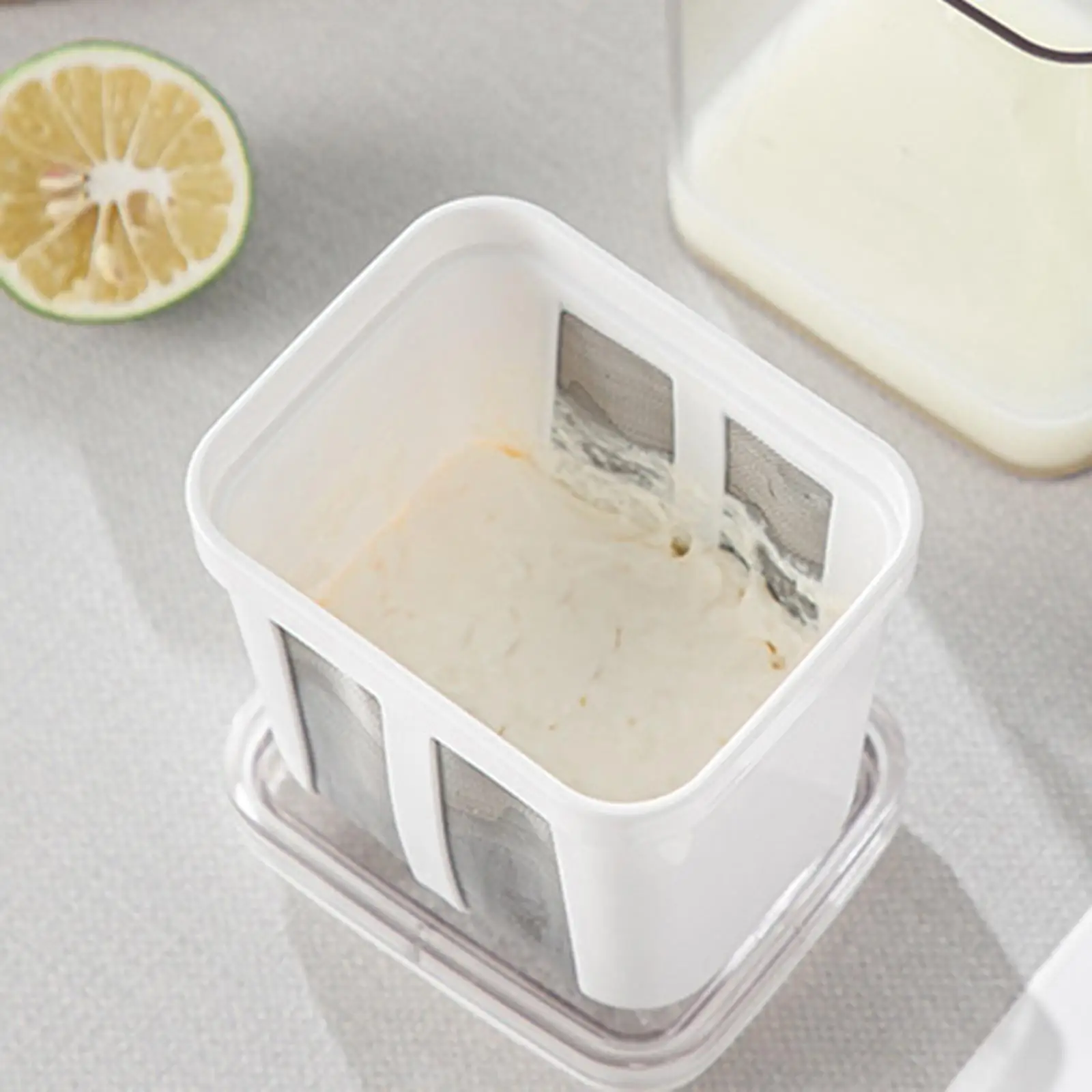 Greek Yogurt Strainer Mesh Household Kitchen Accessories Multipurpose Fine Mesh Strainer for Soy Milk Picnic Camping Home