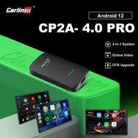 Nuevo CarlinKit Android 12 Android auto CarPlay adaptador inalámbrico compatible con CarPlay con cable Netflix YouTube TikTok Wifi Ble