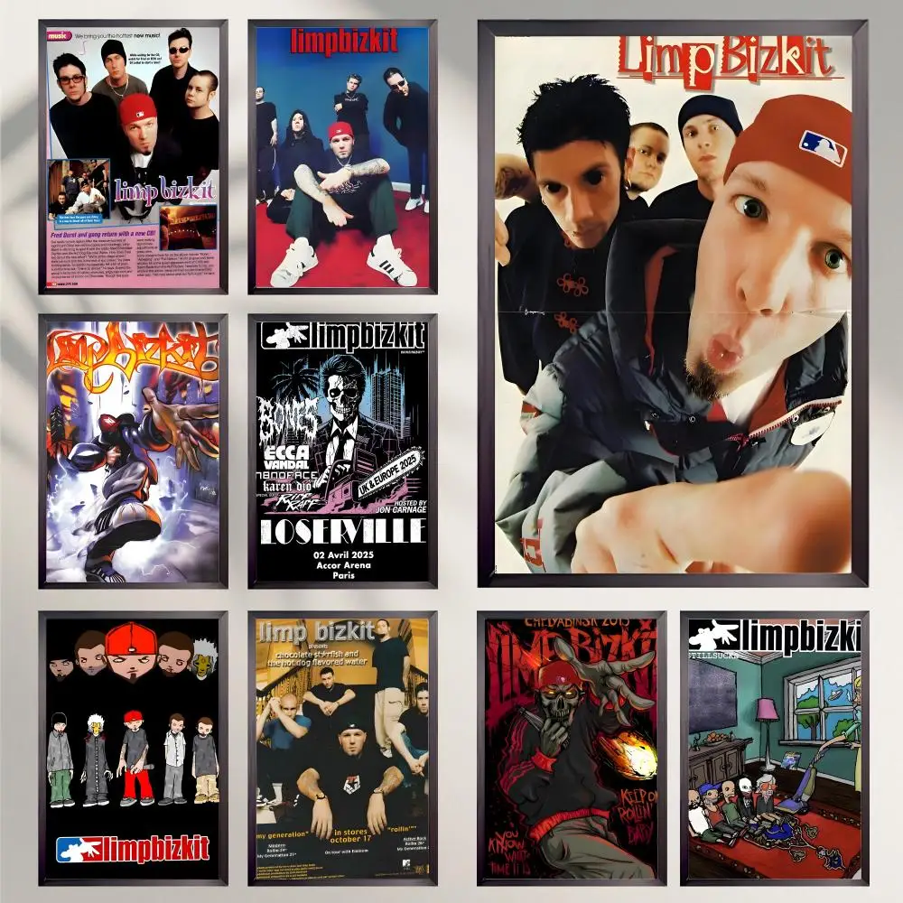 Band L-Limp B-bizkit Poster HD Versatile Waterproof Wall Decor Self Adhesive Perfect for Any Room & Ideal Gift