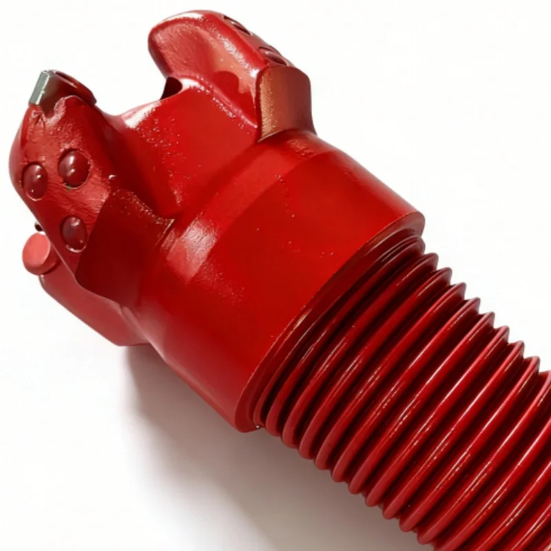 Speedmade 152mm Spiral Four Wing PDC Core Diamond Drill Bit Water Well Drilling Wear Resistant Male Female Thread 1 Year