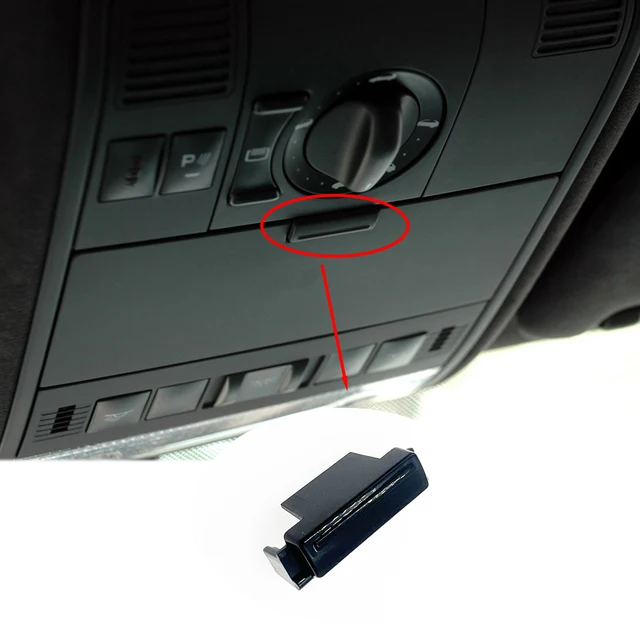 ESIRSUN Przycisk półki konsoli dachowej pasuje do PORSCHE Cayenne 03 04 05 06 07 08 09 10, 955552318016 N3 , 95555231801