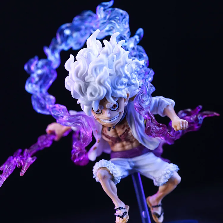 10cm Anime One-Piece Battle Luffy Action Figure Toy Anime Figure Pvc Model Doll Gear 5 Nika Statue Collection Toys Gifts Kidsa