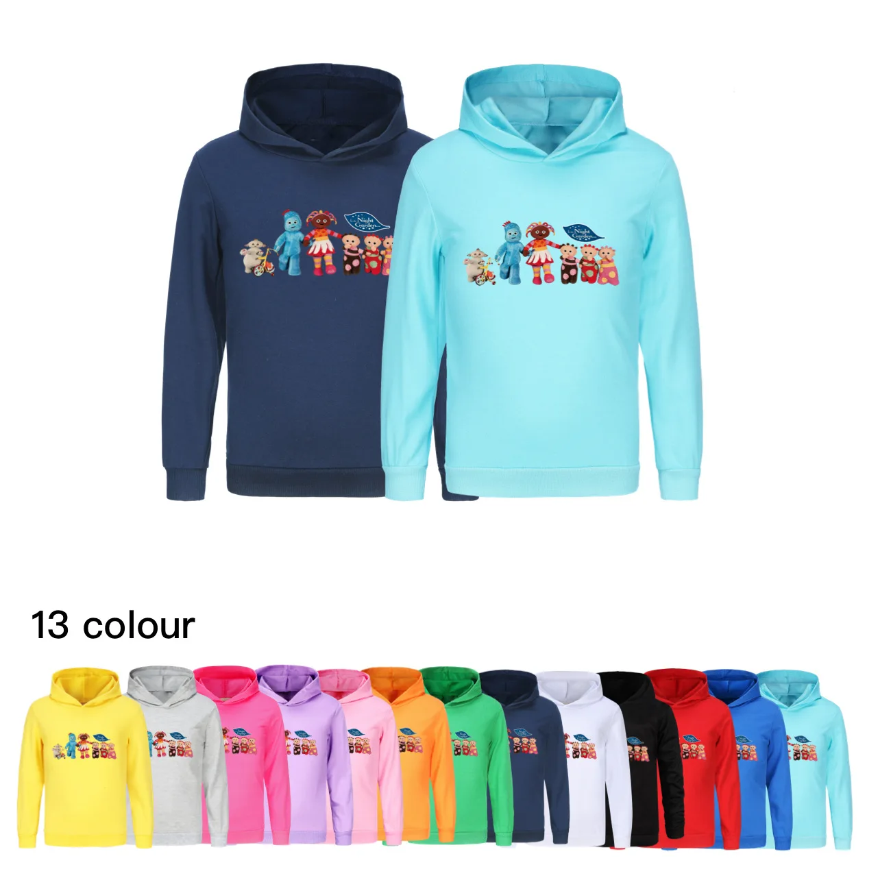Garden Baby Cartoon Kawaii Goodnight Makka Pakka Hoodie Boys Hoody Pullover Coats Girls Casual Soft Sweatshirt Children Clothing
