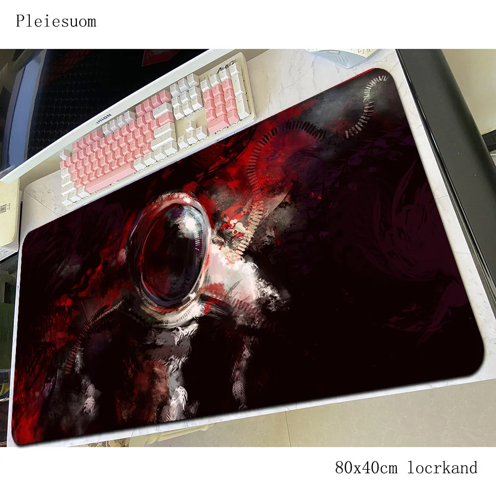 الخيال العلمي رائد الفضاء ماوس ألعاب عيد ميلاد 800x400 مللي متر لوحة ماوس الألعاب الاستبداد دفتر ملحقات الكمبيوتر بادماوس مريح حصيرة