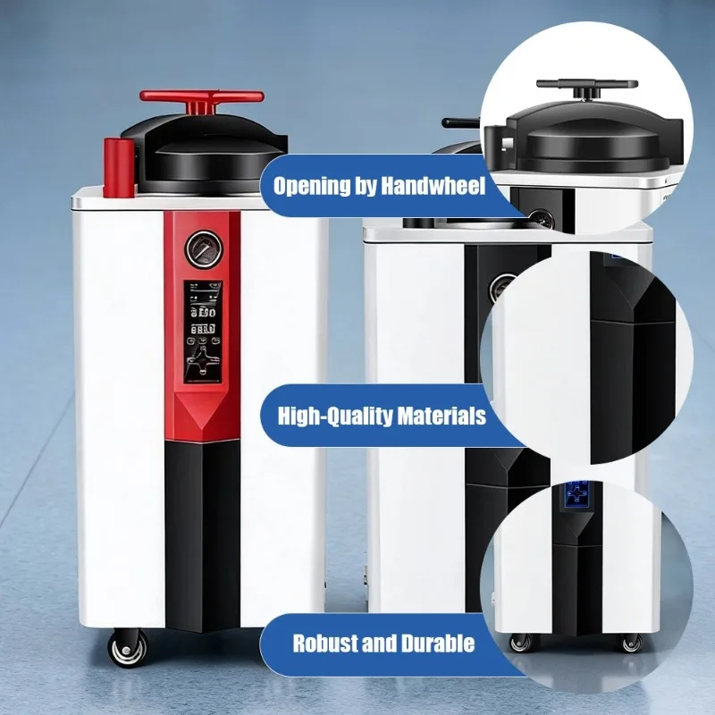 Lab Pressure Sterilizer Vertical Autoclave with Timer