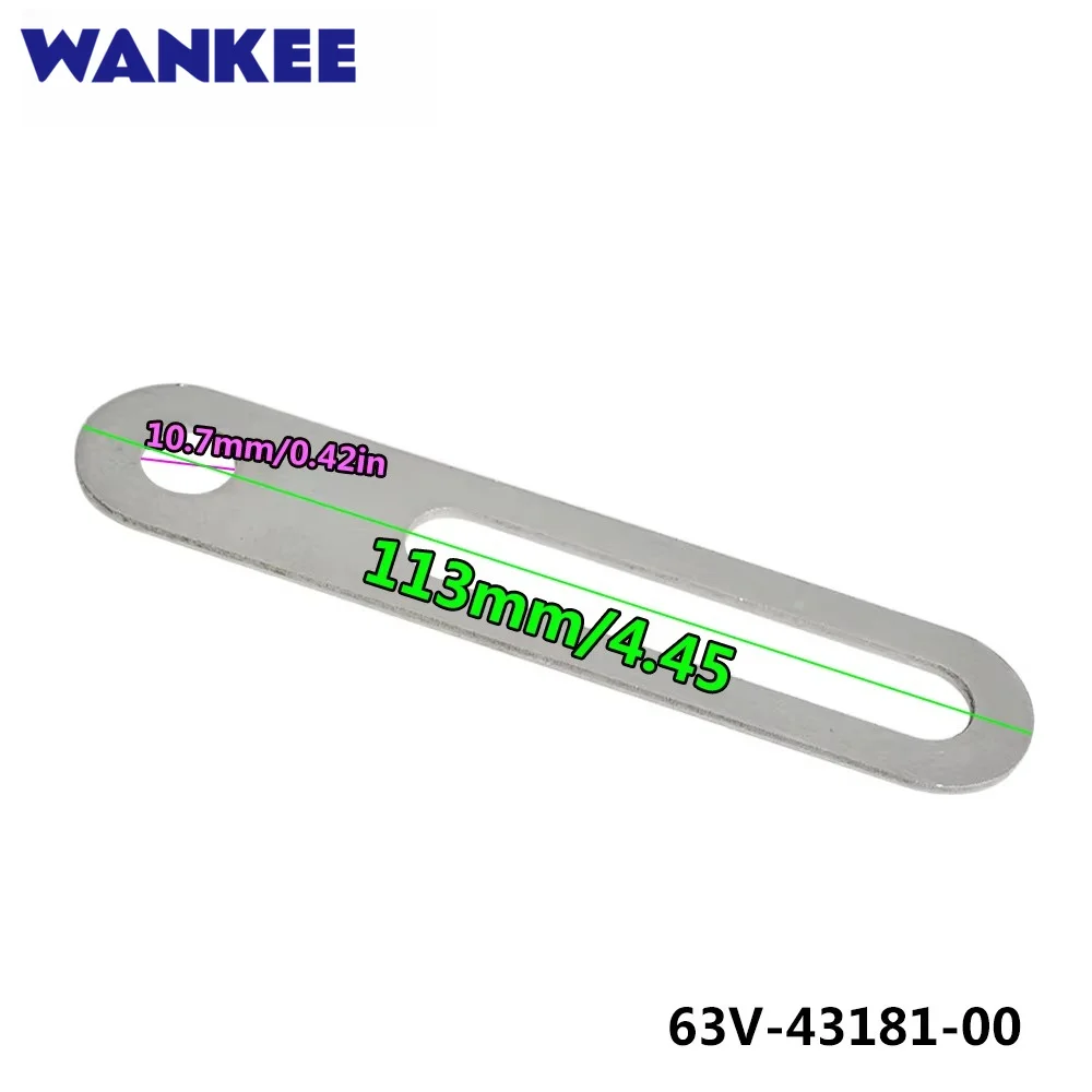 For Yamaha 9.9 15HP 2 Stroke Hidea Seapro HDX Parsun Stainless Steel Tilt Rod Stop 63V-43181-00