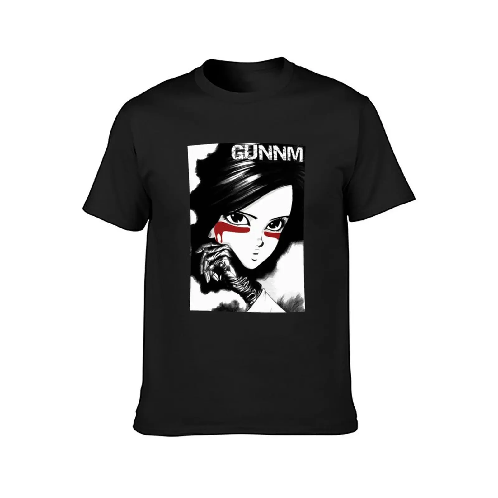 Gunnm Gally Alita Battle Angel White 2345 T-Shirt vintage summer clothes korean fashion Blouse fitted t shirts for men