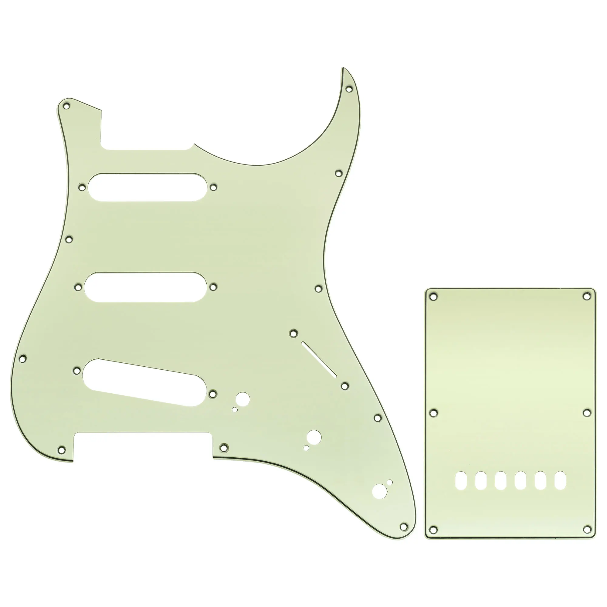 Musiclily Pro 10-Hole ST Guitar Pickguard and Backplate Set for Tagima TG-530 ST Style SSS Electric Guitar
