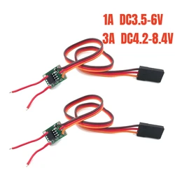 Controlador de velocidade do motor escovado DC, módulo de acionamento do micro motor Mini DIY bidirecional para frente ESC escovado reverso para brinquedos do carro