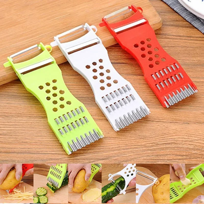 Household Kitchen Vegetable Cutter, Multi-functional Potato Grater, Cucumber Slicer, 5-in-one All-purpose Vegetable Cutter