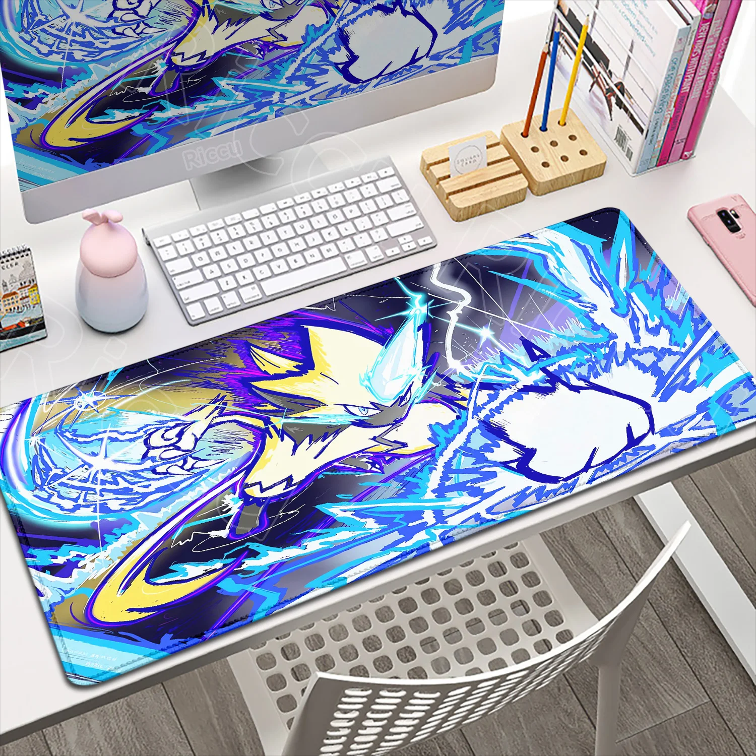 

Cool XXL Many Cute Elf Mouse Mat Large Rubber Keyboard Mat Non-slip Gaming Mouse Pad Laptop PC Carpet Kawaii P-Pokemons Mousepad