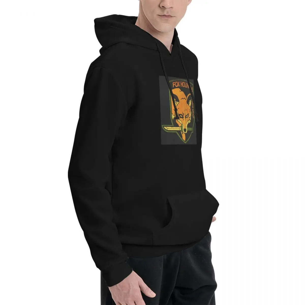 METAL GEAR SOLID  Fox Hound Rust Logo Hoodies Men Women Casual Pullover Sweatshirt Harajuku Long Sleeve Hooded Autumn Winter