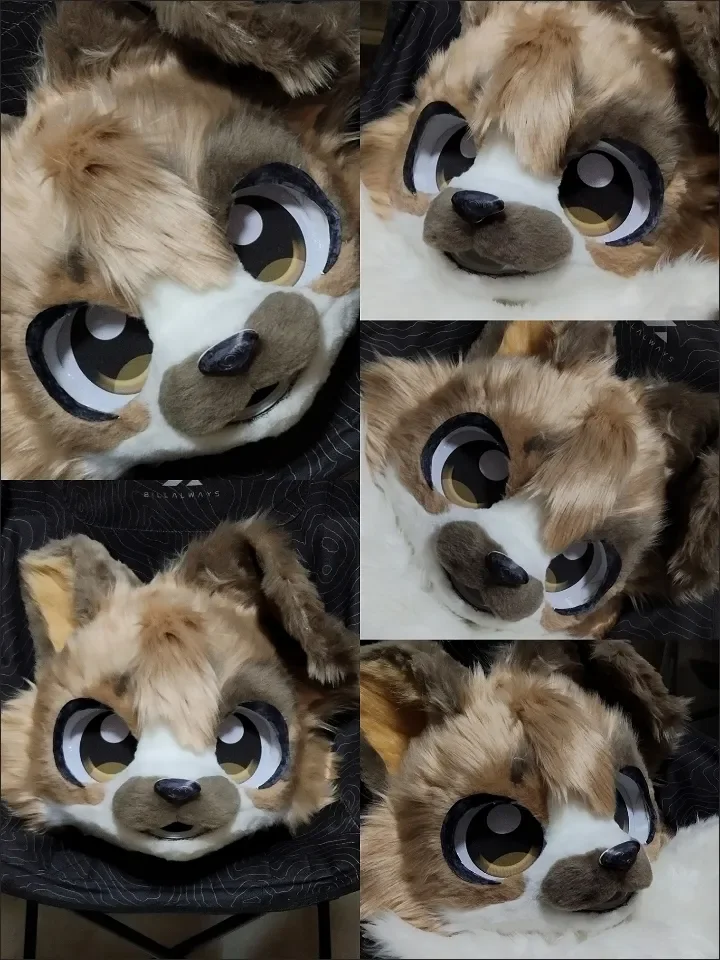 

3D Printing Kemono Fursuit Headbase Furry Base Fursuit Mask Cosplay Mid To Long Snout Cat Dog Universall Skull PLA Material Mask