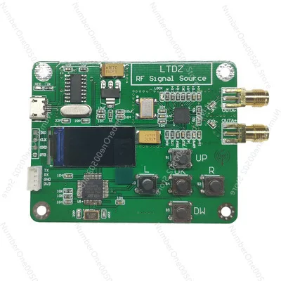 23.5-6000m RF Signal Source Max2870 0.96-Inch Color OLED Serial Port Control