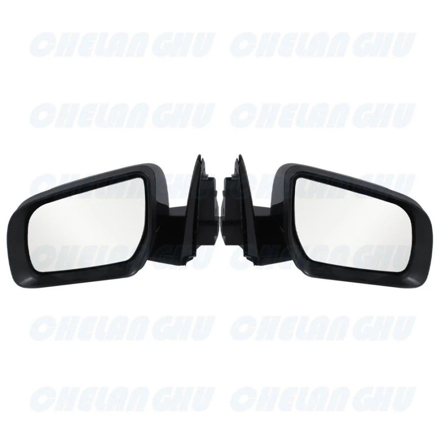 For Ford Ranger 2012 2013 2014 2015 2016 2017 2018 2019 2020 2021 Car 9 Pin Black Painted Power Fold Puddle Lamp Mirror Assembly