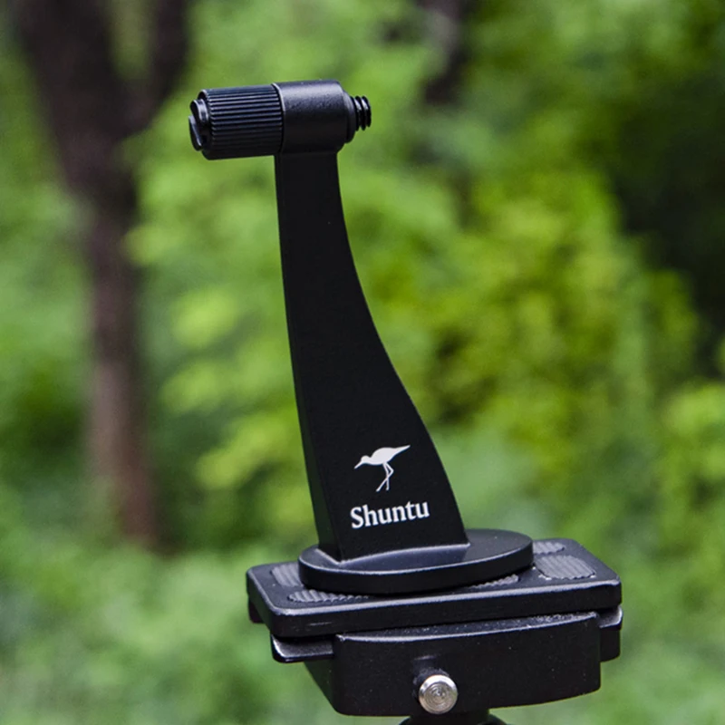 Shuntu Binocular Tripod Adapter, Universal Binocular Tripod Mount with 1/4 inch Thread for Porro Binoculars and Roof, Aluminium