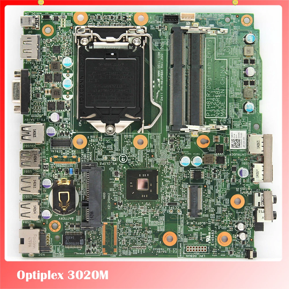 

Original Desktop Motherboard For DELL For Optiplex 3020M PIH81R 0VRWRC VRWRC PIH81R/Dogfish_Entry H81 Fully Tested High Quality