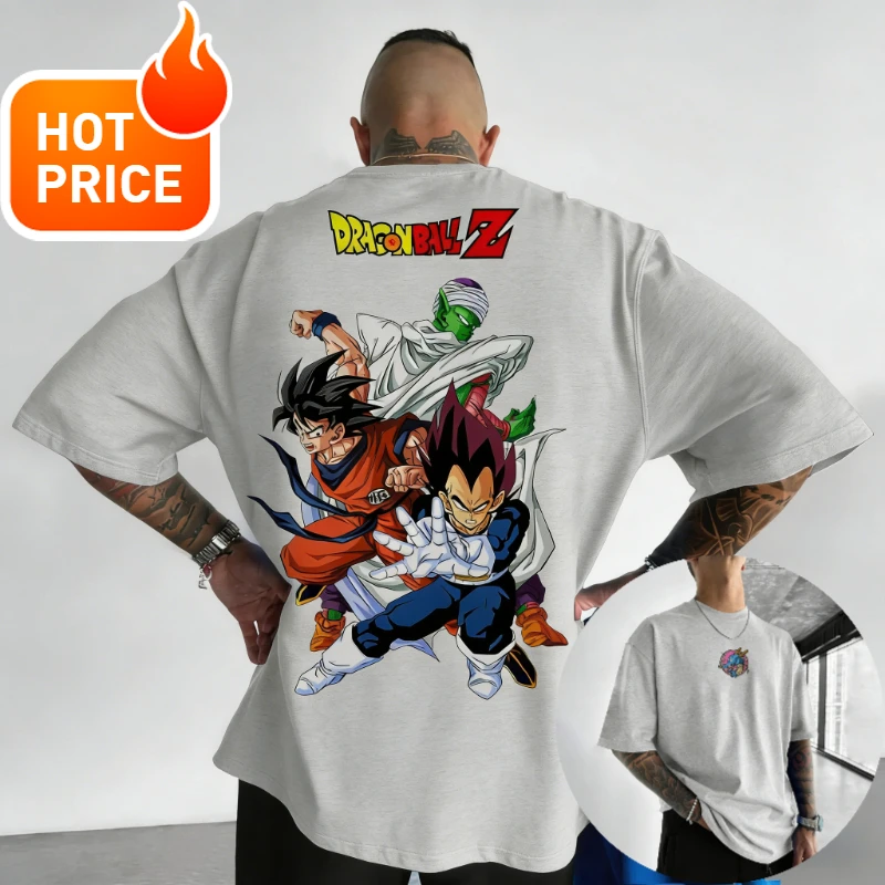 Son Goku Dragon Ball Saiyan Vintage Harajuku hommes nouvel été surdimensionné T-Shirt en vrac femmes Streetwear décontracté à manches courtes T-Shirt haut