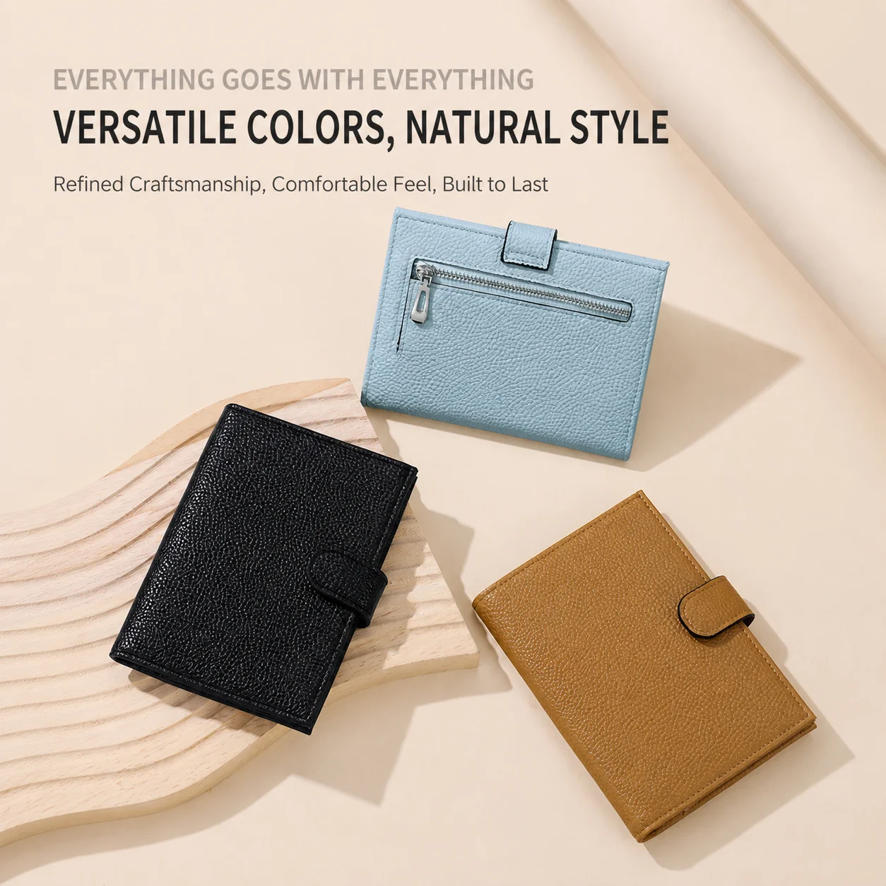 Document Holder Wallet Compact Card Organizer Wallet Travel Card Organizer Wallet Portable For Sim Cards Passports International